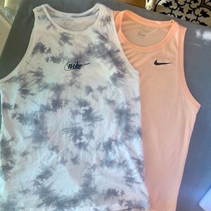 Nike bundle. Two gym tops.